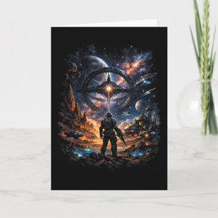 Cartes Pour Fêtes Annuelles Sentinelle de la Porte des Étoiles