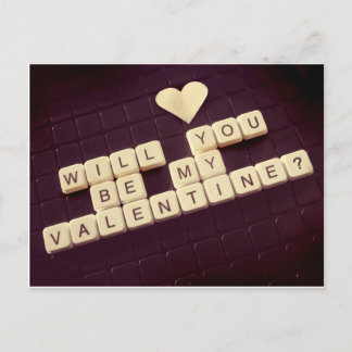 Cartes Pour Fêtes Annuelles Seras-Tu Ma Saint-Valentin ?