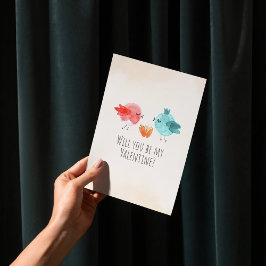 Cartes Pour Fêtes Annuelles Seras-tu mon Valentin