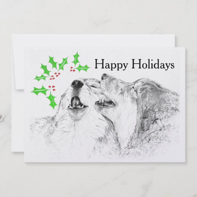 Cartes Pour Fêtes Annuelles Serenade (Noël) (Devant)