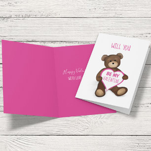 Cartes Pour Fêtes Annuelles Serez-Vous Ma Saint Valentin Personnalisée