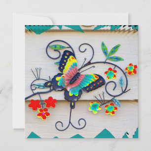 Cartes Pour Fêtes Annuelles Série de papillons solaires éblouissants