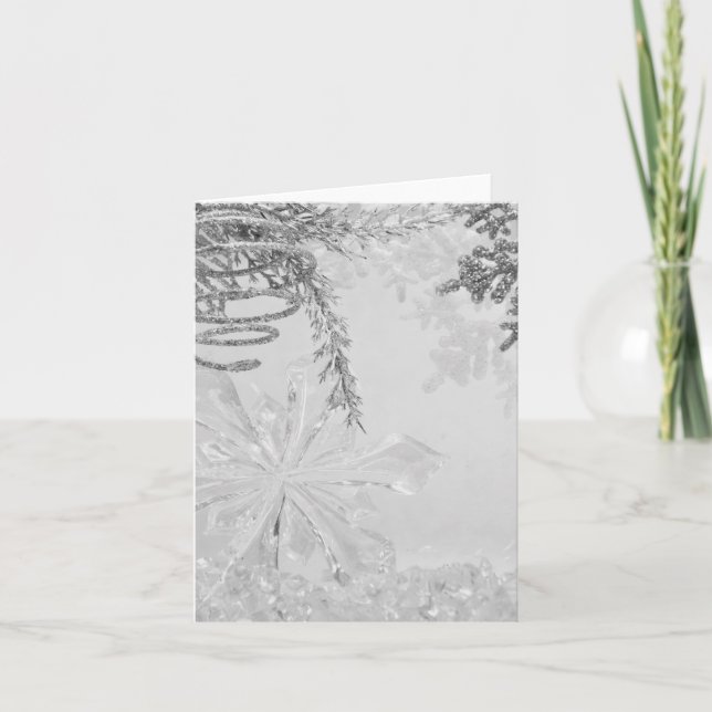 Cartes Pour Fêtes Annuelles Série "Winter Wonderland" v (Devant)