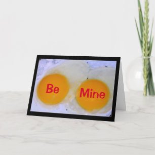 Cartes Pour Fêtes Annuelles Seriez-Vous Ma Saint-Valentin Spéciale Oeuf-Stra ?