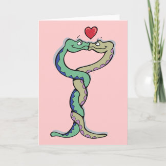 Cartes Pour Fêtes Annuelles Serpent