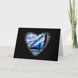 Cartes Pour Fêtes Annuelles Seul avec l'abîme brillant