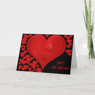 Cartes Pour Fêtes Annuelles Seul ce Noël, Sweet Valentine Love Hearts