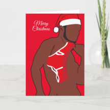 Sexy Black Santa Claus