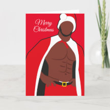 Sexy Black Santa Claus