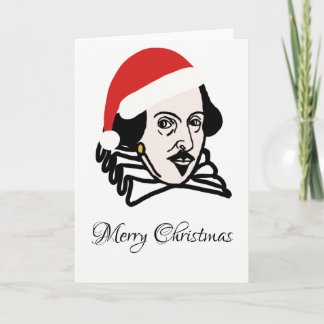 Cartes Pour Fêtes Annuelles Shakespeare de Noël