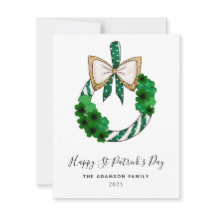 shamrock st Patrick's day wreath parties scintilla
