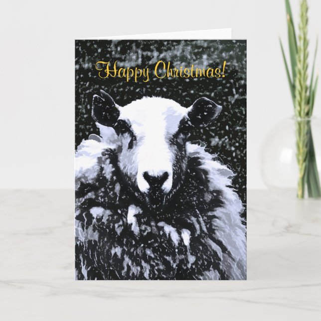 CARTES POUR FÊTES ANNUELLES SHEEP (Devant)