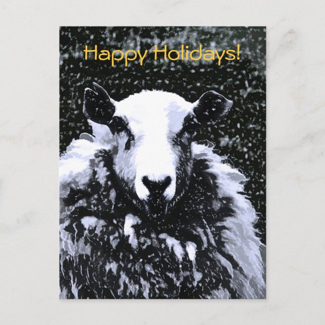 CARTES POUR FÊTES ANNUELLES SHEEP (Devant)