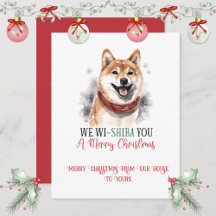 Shiba Inu Noël Fantaisiste |