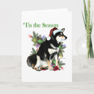 Cartes Pour Fêtes Annuelles Shiba Inu 'Tis