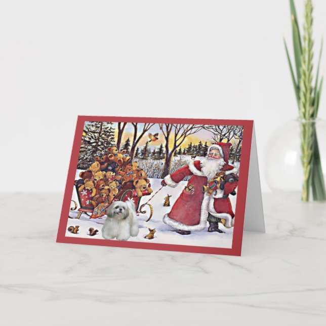 Cartes Pour Fêtes Annuelles Shih Tzu (Devant)