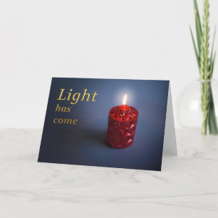 Cartes Pour Fêtes Annuelles Shining candle