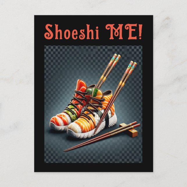 Cartes Pour Fêtes Annuelles Shoeshi ME - Unique Basket Sushi (Devant)