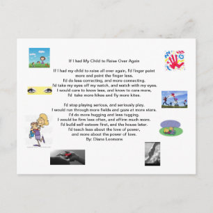 Cartes Pour Fêtes Annuelles Si Je Pouvais Relancer Mes Enfants