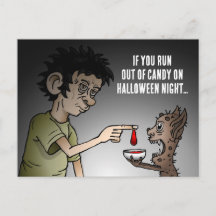 Si vous manquez de bonbons la veille d'Halloween