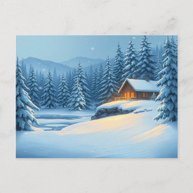 Cartes Pour Fêtes Annuelles Silent Snow  (Devant)
