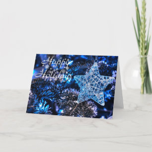 Cartes Pour Fêtes Annuelles Silver Christmas Star of Bethlehem Ornament