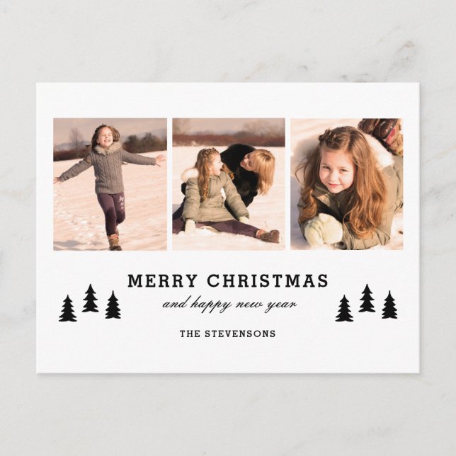 Cartes Pour Fêtes Annuelles Simple 3 photo (Devant)