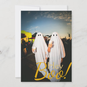Cartes Pour Fêtes Annuelles Simple Boo Joyeux Halloween famille & amis Photo