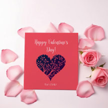 Simple Classe Rouge et Blanc pour la Saint-Valenti