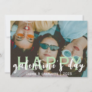 Cartes Pour Fêtes Annuelles Simple Elegant Bestfriend galentine's day