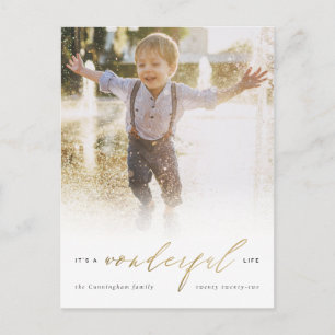 Cartes Pour Fêtes Annuelles Simple Elegant Gold C'est une merveilleuse photo d