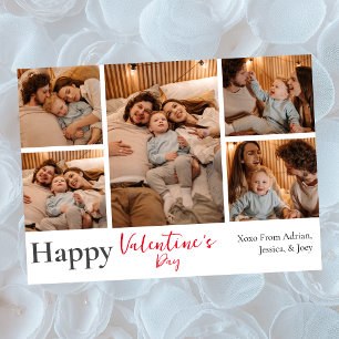 Cartes Pour Fêtes Annuelles Simple Elegant Love valentine's day couple 5 photo