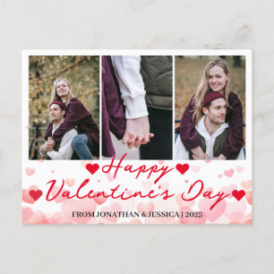 Cartes Pour Fêtes Annuelles Simple Elegant Love valentine's day Couple photo