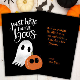 Cartes Pour Fêtes Annuelles Simple et amusant juste ici pour Boos Custom