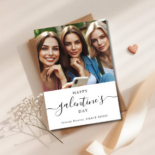 Cartes Pour Fêtes Annuelles Simple Galentine's Day Friends Forever Photo