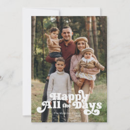 Cartes Pour Fêtes Annuelles Simple Happy All Days Full Photo