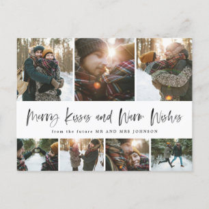 Cartes Pour Fêtes Annuelles Simple Joyeux Baisers Chaleureux Souhaits Enregist