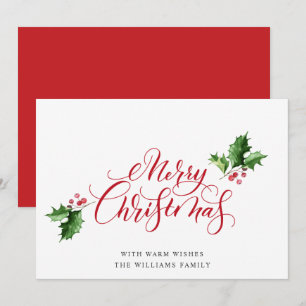 Cartes Pour Fêtes Annuelles Simple Joyeux Noël Élégant
