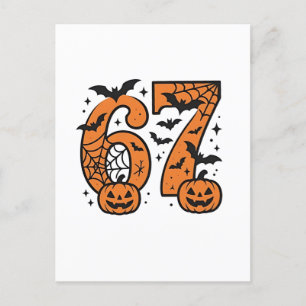 Cartes Pour Fêtes Annuelles Six sept mèmes Halloween 67 Mason Éffrayant