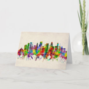 Cartes Pour Fêtes Annuelles Skyline Baltimore Maryland