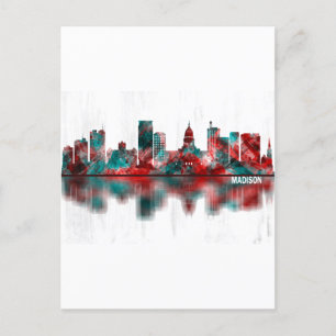 Cartes Pour Fêtes Annuelles Skyline de Madison