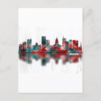 Cartes Pour Fêtes Annuelles Skyline de Madison