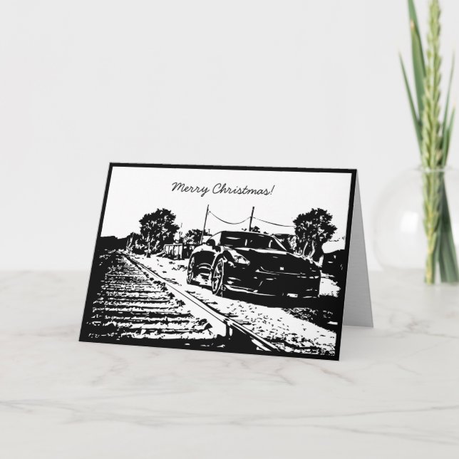 Cartes Pour Fêtes Annuelles Skyline GTR (Devant)