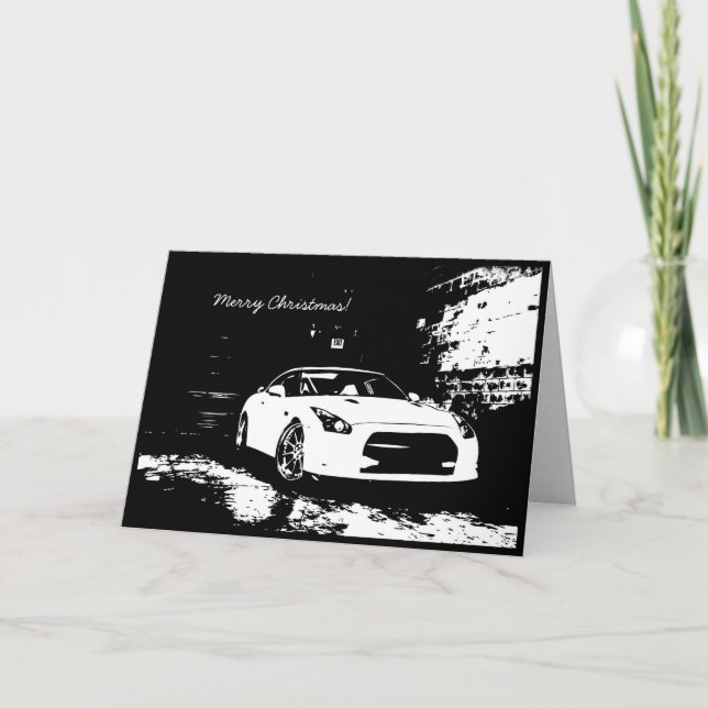 Cartes Pour Fêtes Annuelles Skyline GTR (Devant)