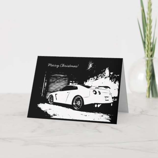Cartes Pour Fêtes Annuelles Skyline GTR (Devant)