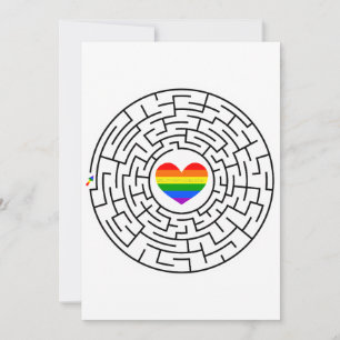 Cartes Pour Fêtes Annuelles SlipperyJoe's orgueil labyre de labyrinthe de flèc