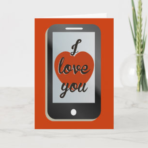Cartes Pour Fêtes Annuelles Smartphone SMS valentine