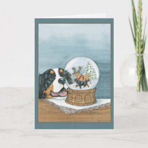 Cartes Pour Fêtes Annuelles Snow globe