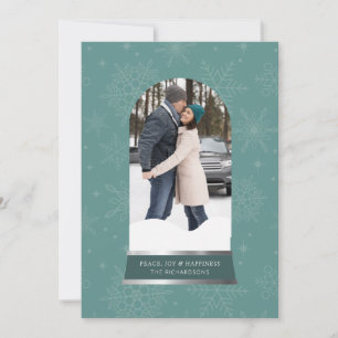 Cartes Pour Fêtes Annuelles Snow Globe Snowflake Photo Appartement de vacances
