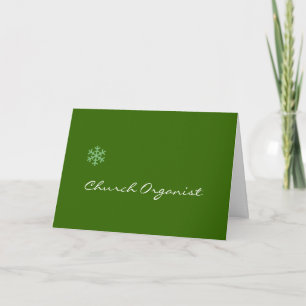 Cartes Pour Fêtes Annuelles Snowflake Organisateur de l'église